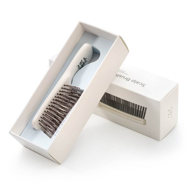 Majestic Scalp Brush Mini Pearl White