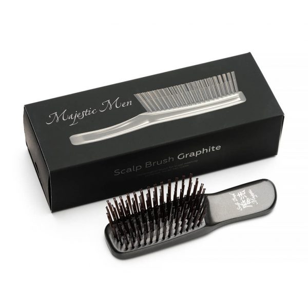 Majestic Scalp Brush Men Graphite