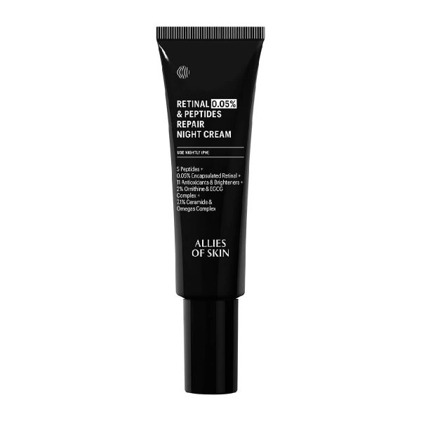 ALLIES OF SKIN Retinal 0,05% & Peptides Repair Night Cream