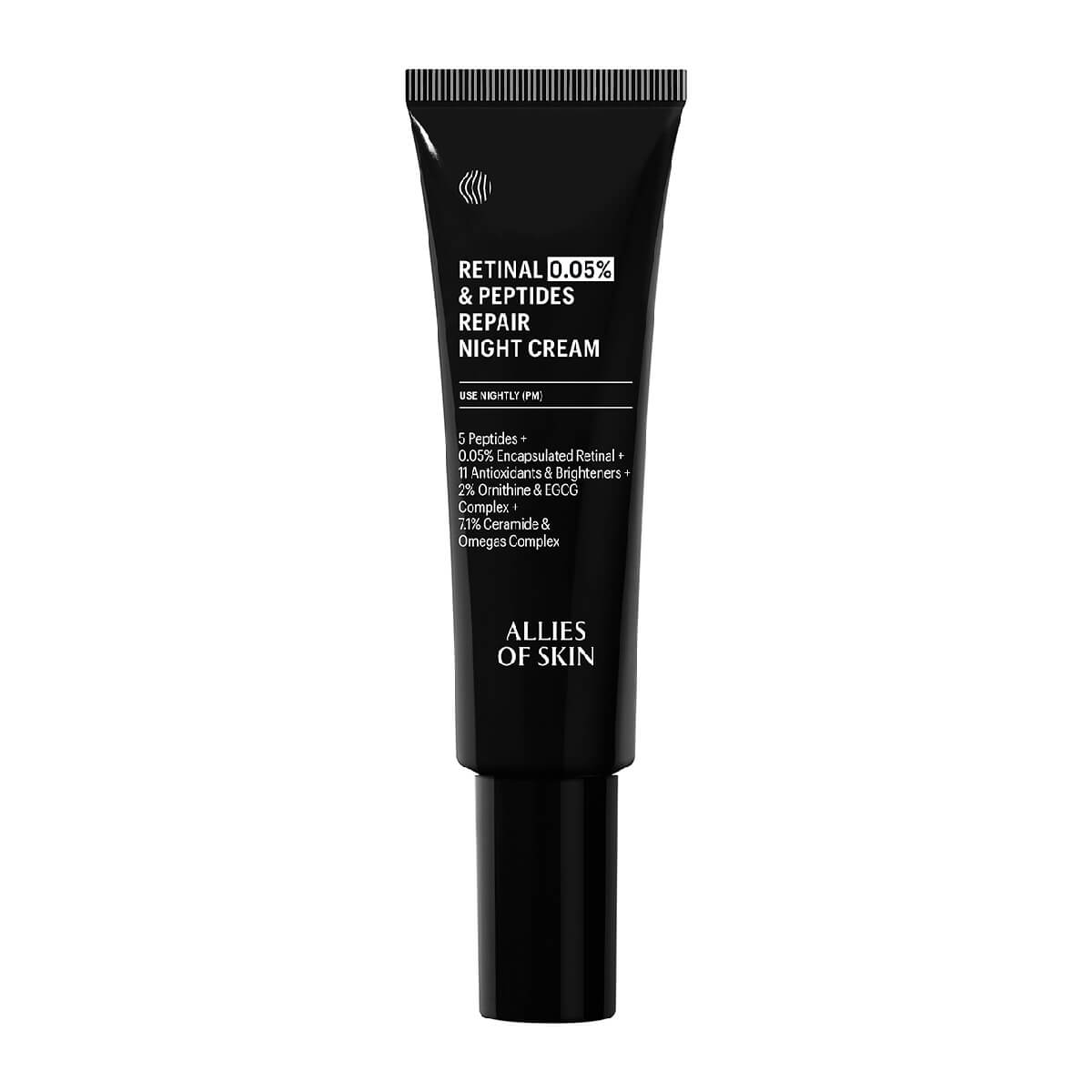 ALLIES OF SKIN Retinal 0,05% & Peptides Repair Night Cream
